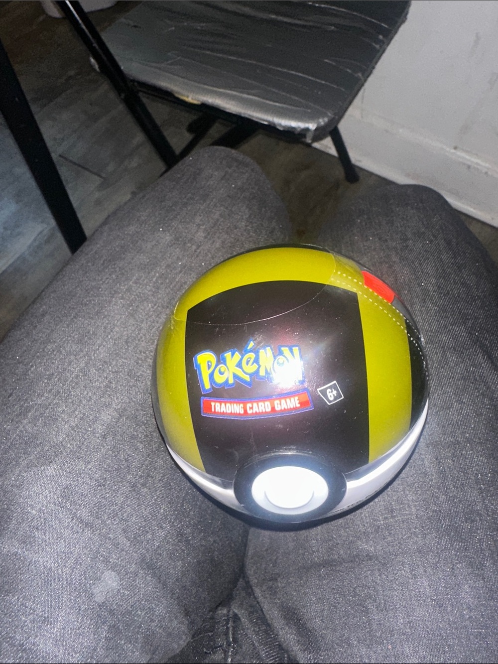 Pokemon Trading Card Game Poké Ball Tin - Olive Green & Black